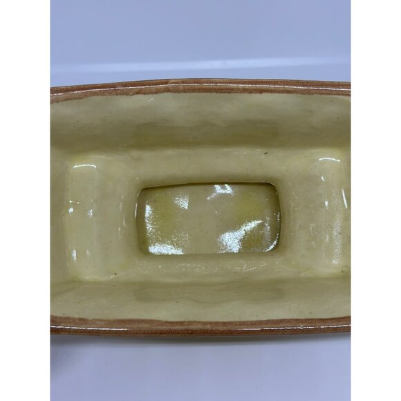 VTG Salem Ceramic Footed Square Planter Mid-Century Bonsai Pot Home Decor Garden - Picture 2 of 8